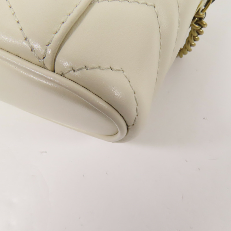 GUCCI 牛皮皮革GG Marmont金扣扣手挽肩背兩用袋-10