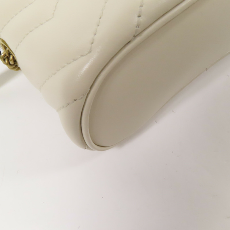 GUCCI 牛皮皮革GG Marmont金扣扣手挽肩背兩用袋-11