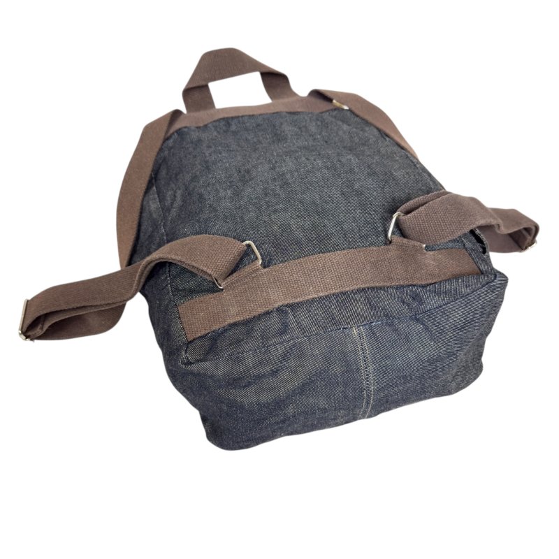 D&G Dolce & Gabbana 牛仔 毛毛 背包-12