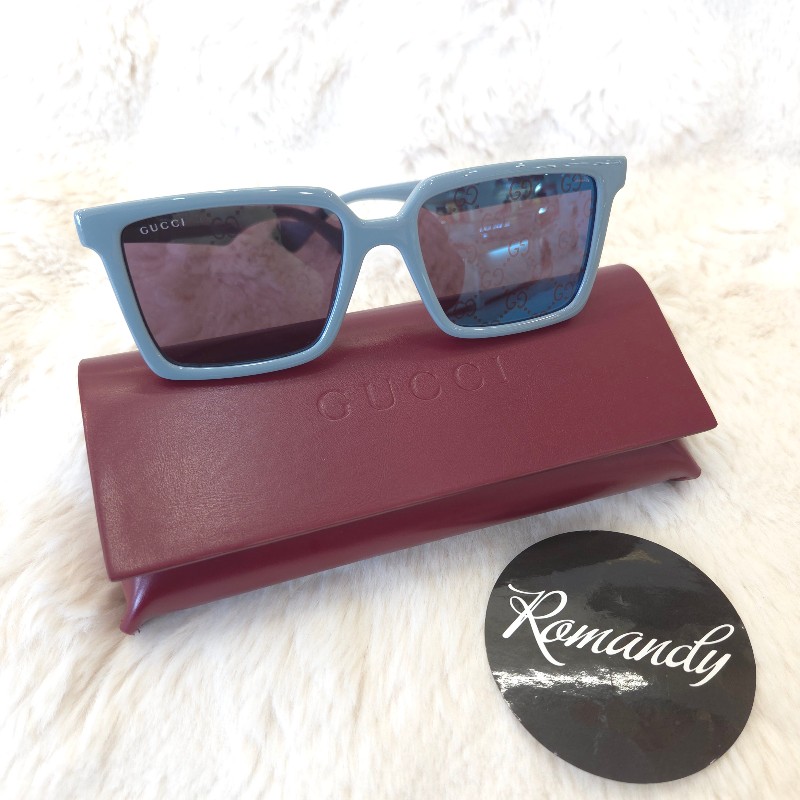 Gucci Lettering 膠框太陽眼鏡-0