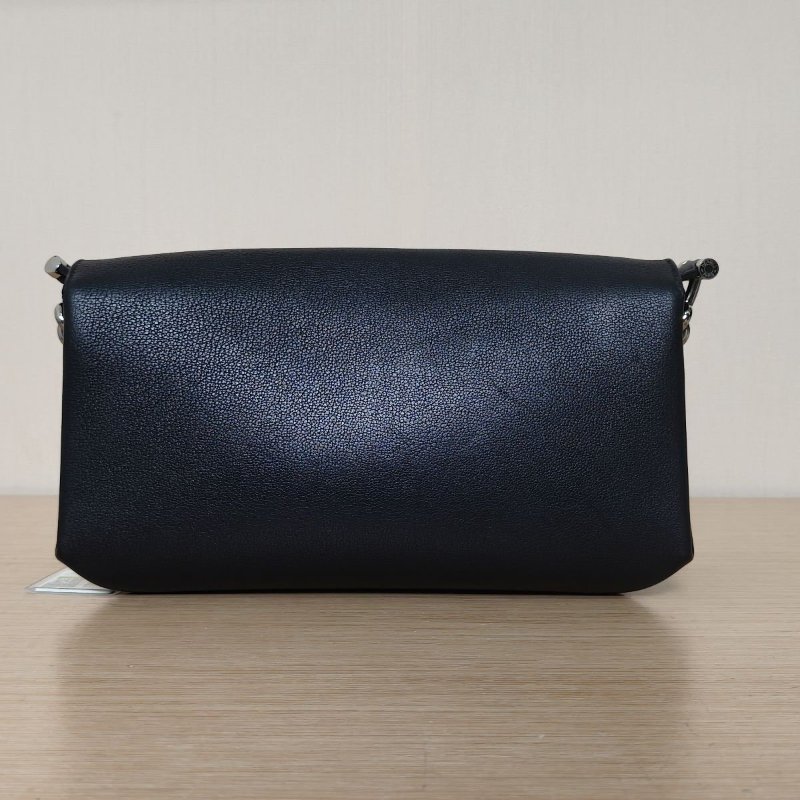 HERMES Opli289J火焰橙拼2Z午夜藍TN皮C刻銀扣肩背包-2