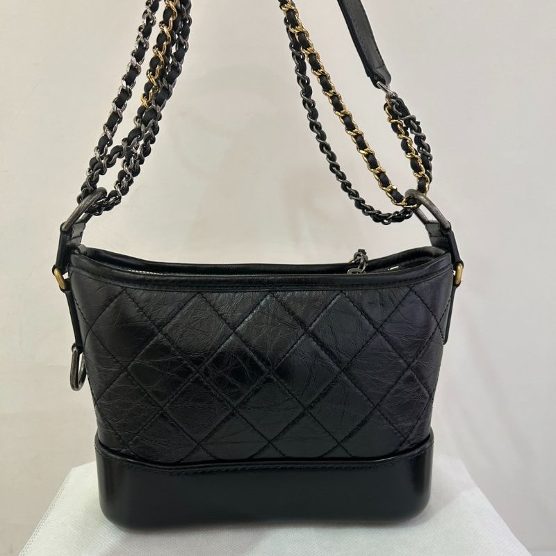 CHANEL黑金流浪包-小-3