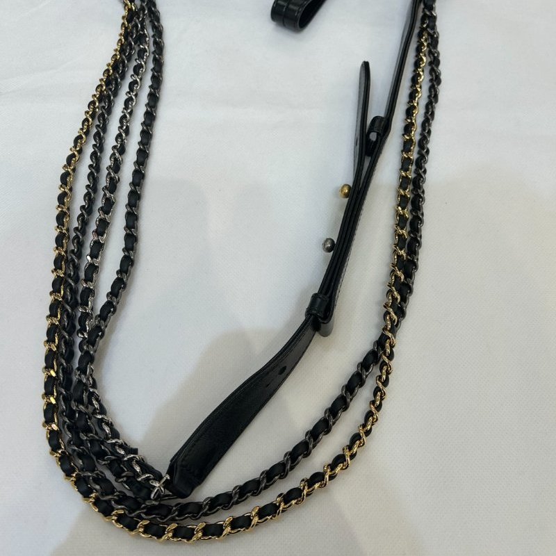 CHANEL黑金流浪包-小-9