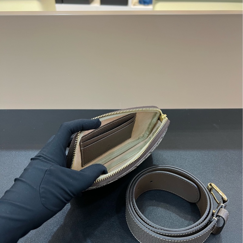 99新Gucci古馳 ophidia係列胸包腰包 可高腰斜挎男女通用 加根肩带可以斜挎 腰帶 85碼-11