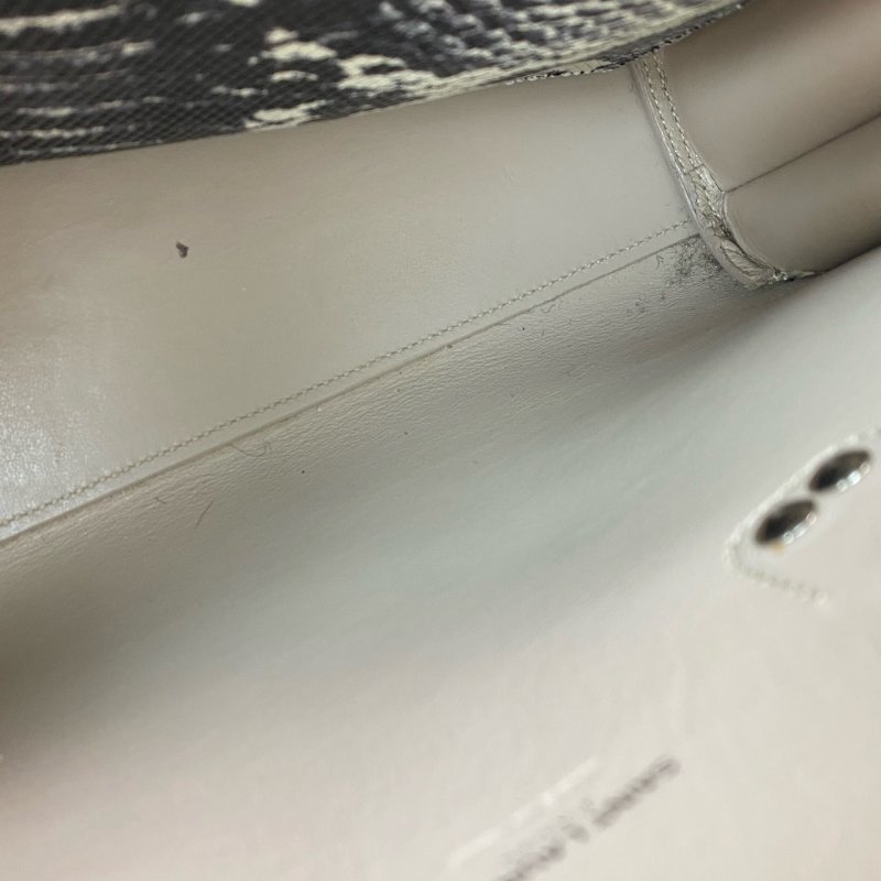 △ Saint Laurent 聖羅蘭 Nude Pink Calfskin And Python Embossed Calfskin 2 Way Bag 裸粉色小牛皮和仿蛇紋壓紋小牛皮兩用袋 - 257020051-17