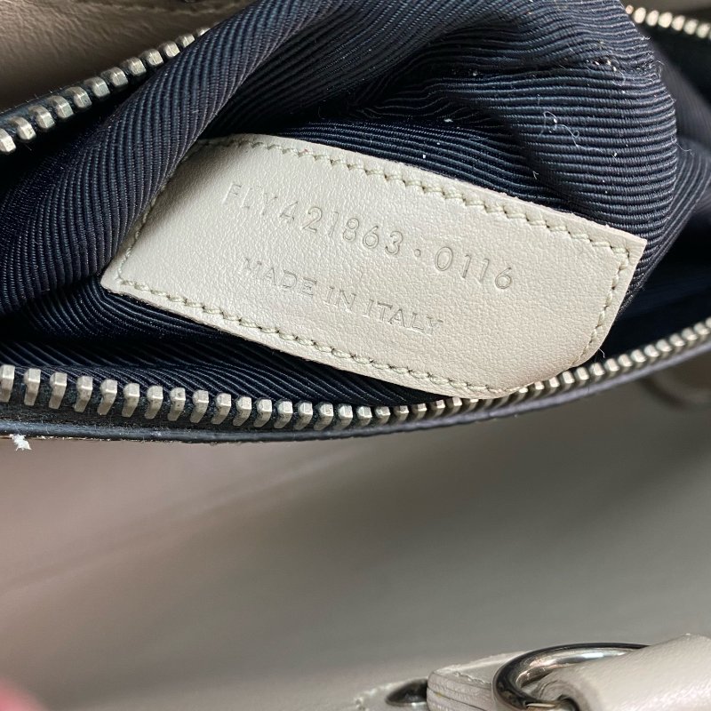 △ Saint Laurent 聖羅蘭 Nude Pink Calfskin And Python Embossed Calfskin 2 Way Bag 裸粉色小牛皮和仿蛇紋壓紋小牛皮兩用袋 - 257020051-21