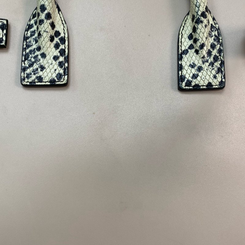 △ Saint Laurent 聖羅蘭 Nude Pink Calfskin And Python Embossed Calfskin 2 Way Bag 裸粉色小牛皮和仿蛇紋壓紋小牛皮兩用袋 - 257020051-26