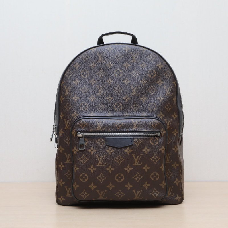 LOUIS VUITTON Josh雙肩包老花PVC2016肩背包-1