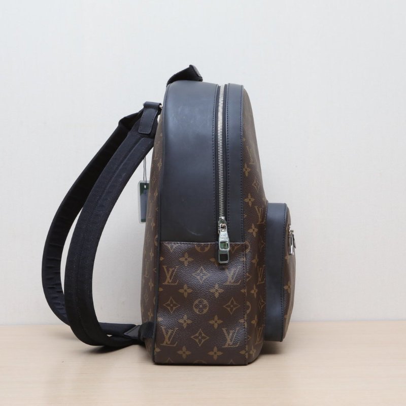 LOUIS VUITTON Josh雙肩包老花PVC2016肩背包-3