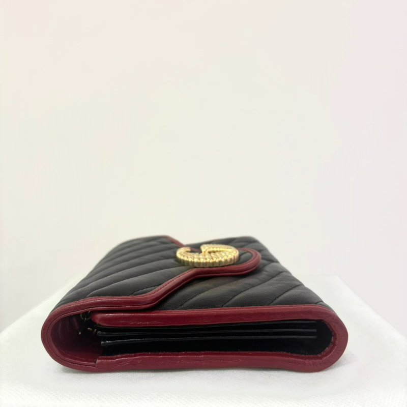 GUCCI黑油蠟皮螺紋WOC-2