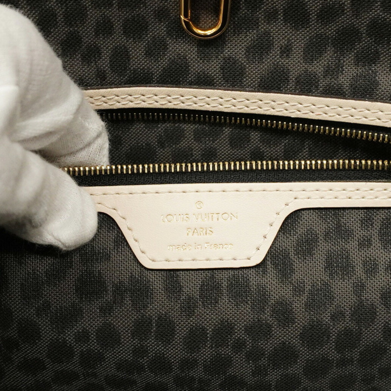 路易威登 Monogram Wild at Heart Neverfull MM M45819 公尺白色女士手提包-4