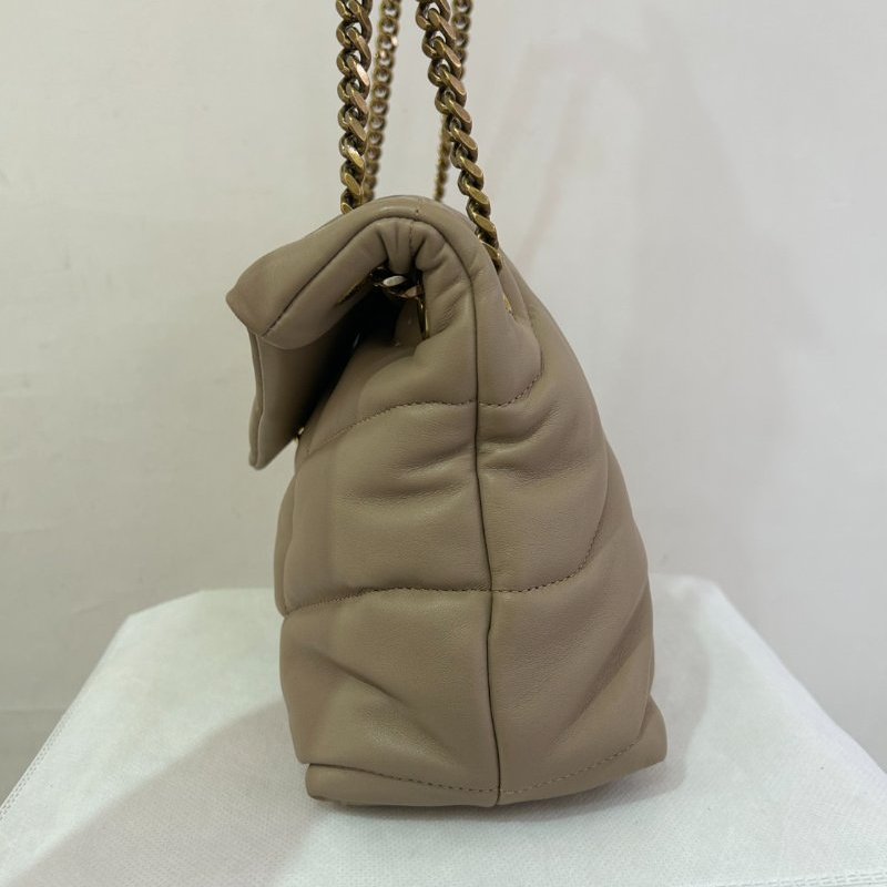 YSL裸色羊皮 Puffer 29cm-1