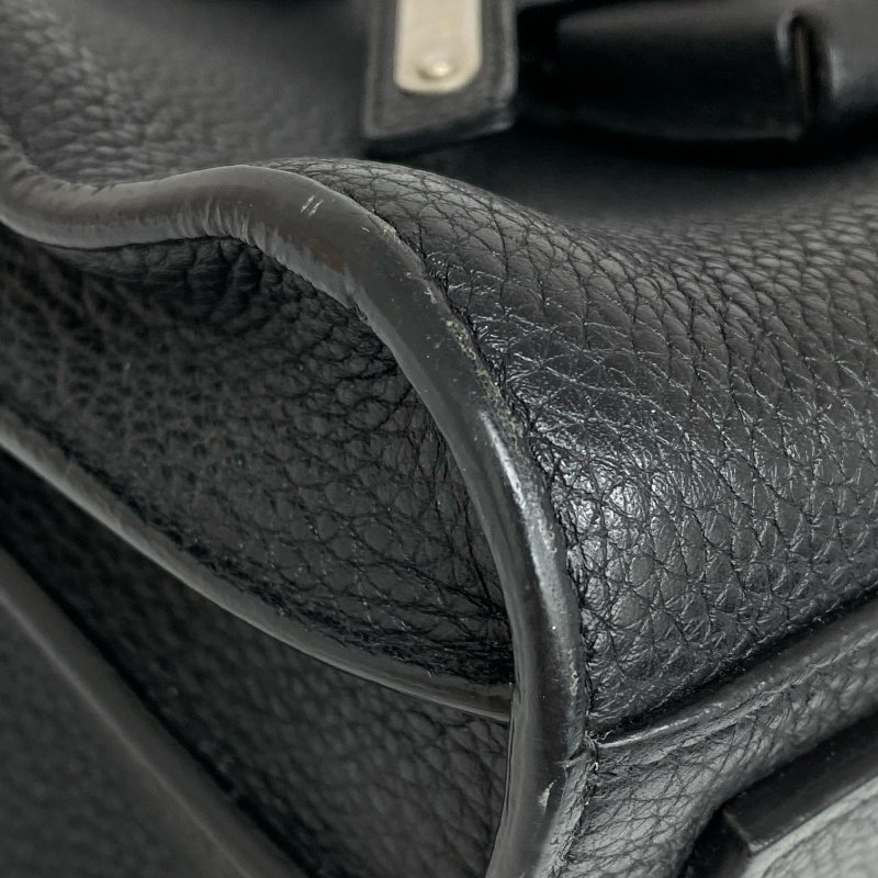 ☆ Saint Laurent 聖羅蘭 Black Calfskin Sac De Jour 2Way Bag 黑色小牛皮兩用袋 - 257020684-8