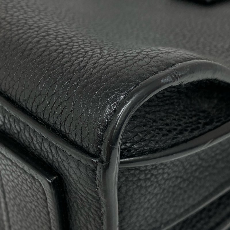 ☆ Saint Laurent 聖羅蘭 Black Calfskin Sac De Jour 2Way Bag 黑色小牛皮兩用袋 - 257020684-10