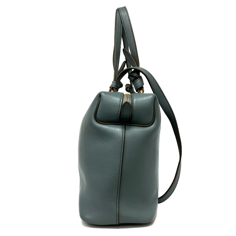 ☆ Celine 思琳 Blue Calfskin Soft Cube 2Way Bag 藍色小牛皮兩用袋 - 257020735-4