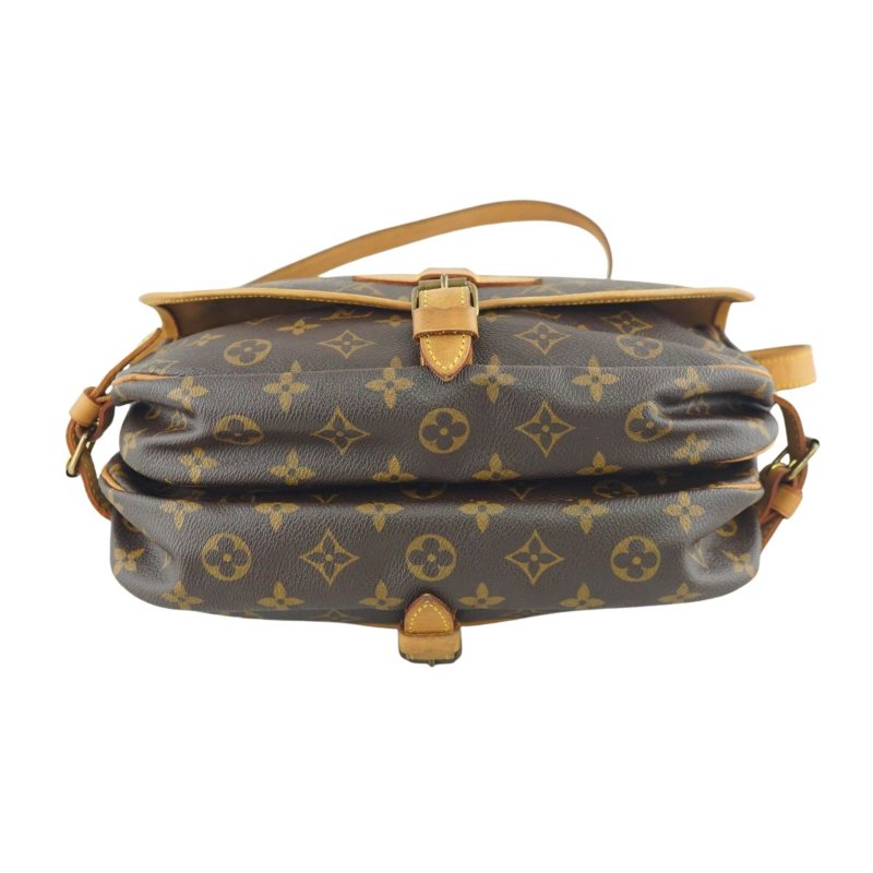 LV M42256 SAUMUR 30 雙面馬鞍包 斜背包 肩背包-3