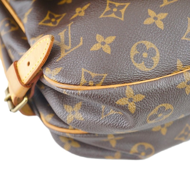 LV M42256 SAUMUR 30 雙面馬鞍包 斜背包 肩背包-8