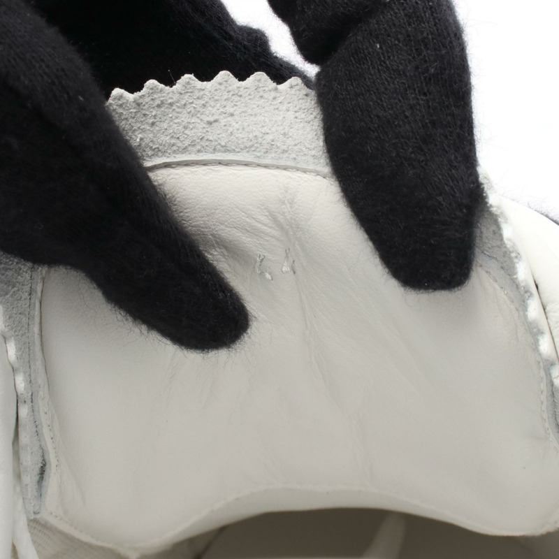 MONCLER MONACO2 運動鞋 4M00180M449600144 皮革 白色 紅色 #44 全新 男款-5