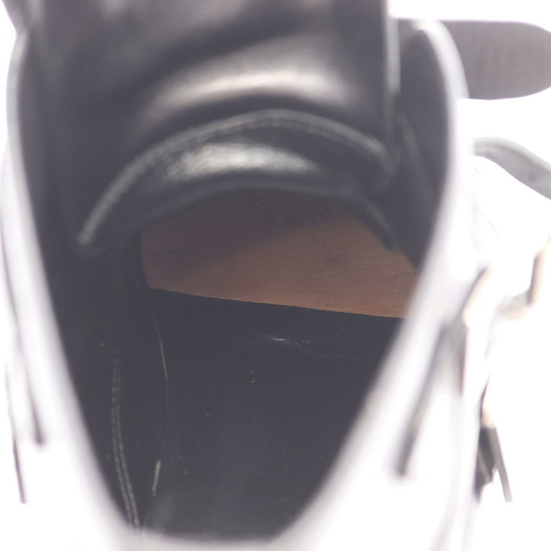 聖羅蘭巴黎男士黑色真皮靴 #41 二手-6