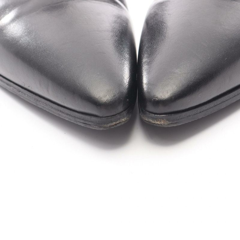 聖羅蘭巴黎男士黑色真皮靴 #41 二手-8