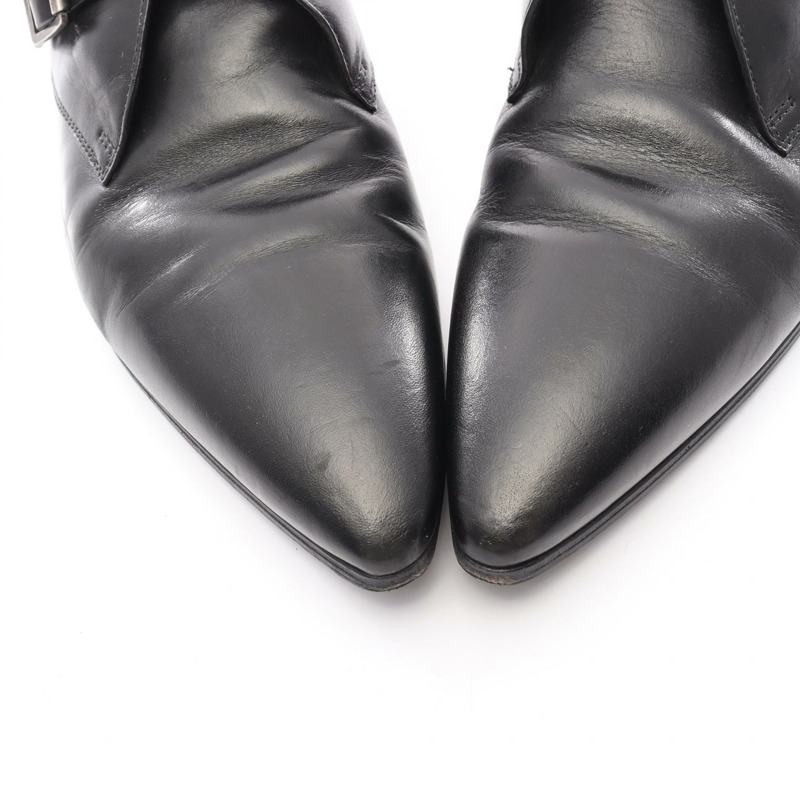 聖羅蘭巴黎男士黑色真皮靴 #41 二手-9