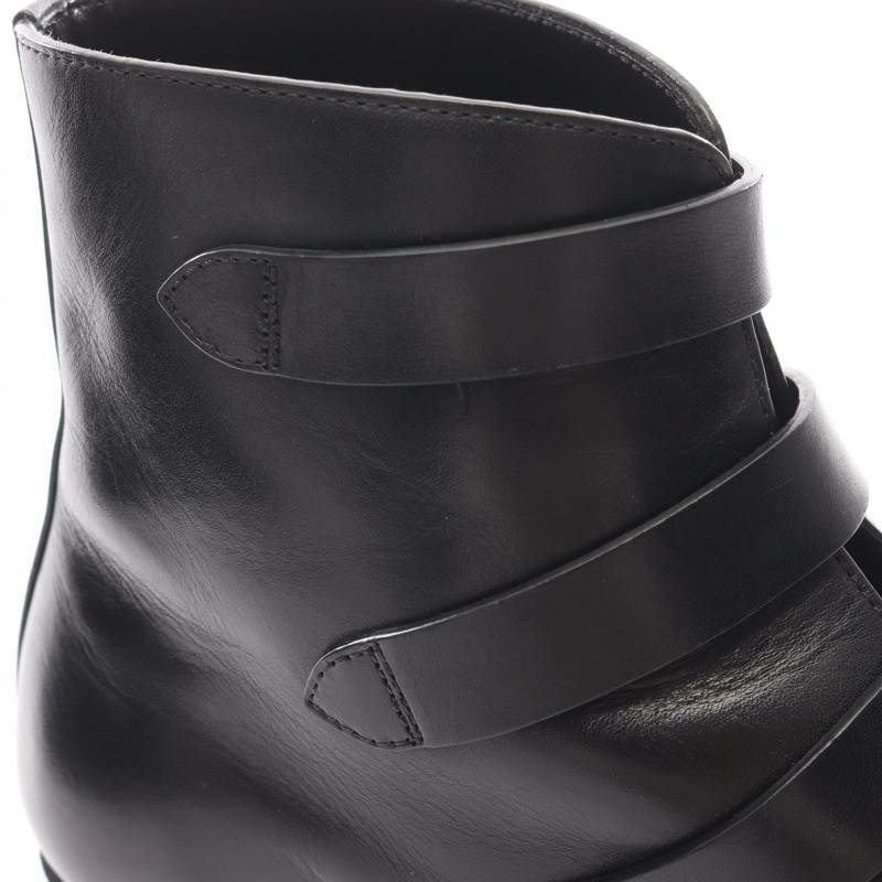 聖羅蘭巴黎男士黑色真皮靴 #41 二手-11