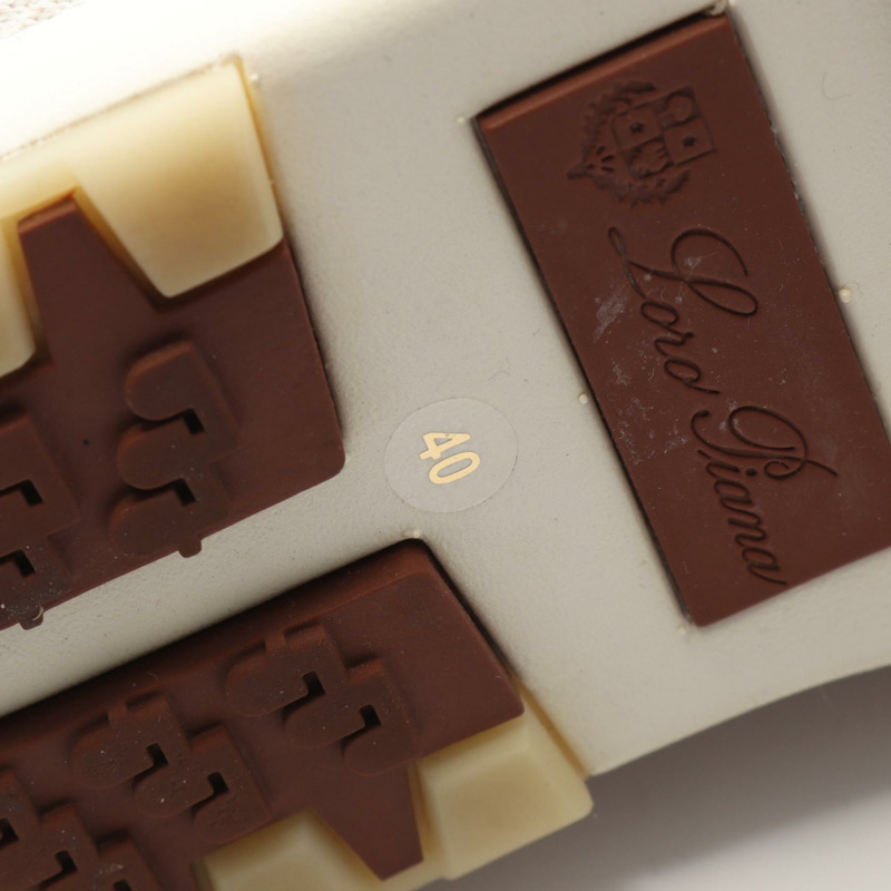 Loro Piana Flexy Walk 女士白色織品運動鞋 #40-5