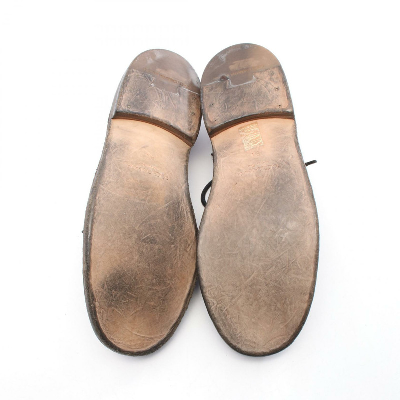 DOLCE & GABBANA 夏季平底涼鞋,黑色真皮,8.5碼,二手女鞋-3