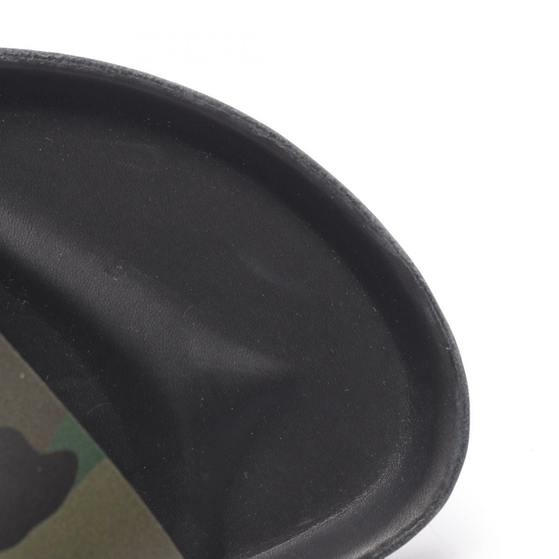 VALENTINO GARAVANI × BIRKENSTOC VLTN logo 涼鞋 皮革 卡其色 多色 #44 男款-8