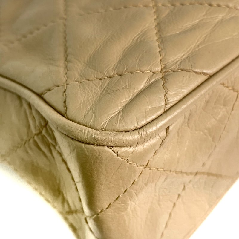 △ Chanel 香奈兒 Beige Lambskin Gold Tone Metal Chain Shoulder Bag #0 淺褐色小羊皮金色金屬鎖鏈肩背袋#0 - 257020737-5