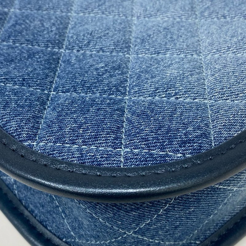 △ Chanel 香奈兒 Hobo Blue Denim Gold Tone Metal Chain 2Way Bag AS4532B 藍色牛仔布金色金屬鏈條兩用袋 AS4532B -257020493-13