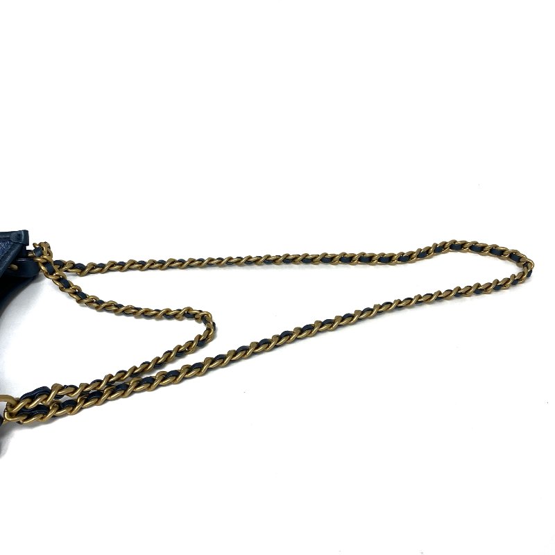 △ Chanel 香奈兒 Hobo Blue Denim Gold Tone Metal Chain 2Way Bag AS4532B 藍色牛仔布金色金屬鏈條兩用袋 AS4532B -257020493-14