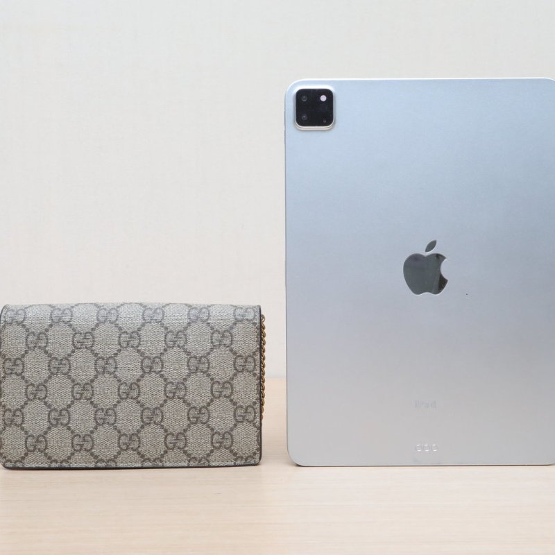 GUCCI GGSupreme櫻桃包Woc老花PVC金扣肩背包-4