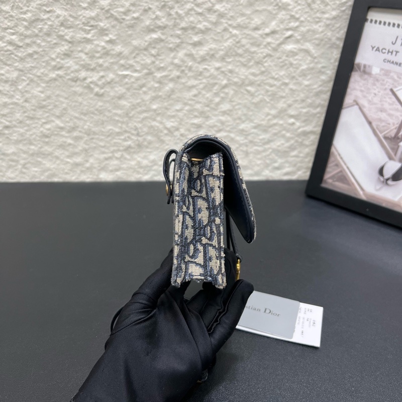 98新Dior迪奧Oblique saddle老花馬鞍腰包胸包 腰帶可拆卸-2