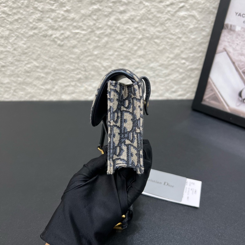 98新Dior迪奧Oblique saddle老花馬鞍腰包胸包 腰帶可拆卸-3