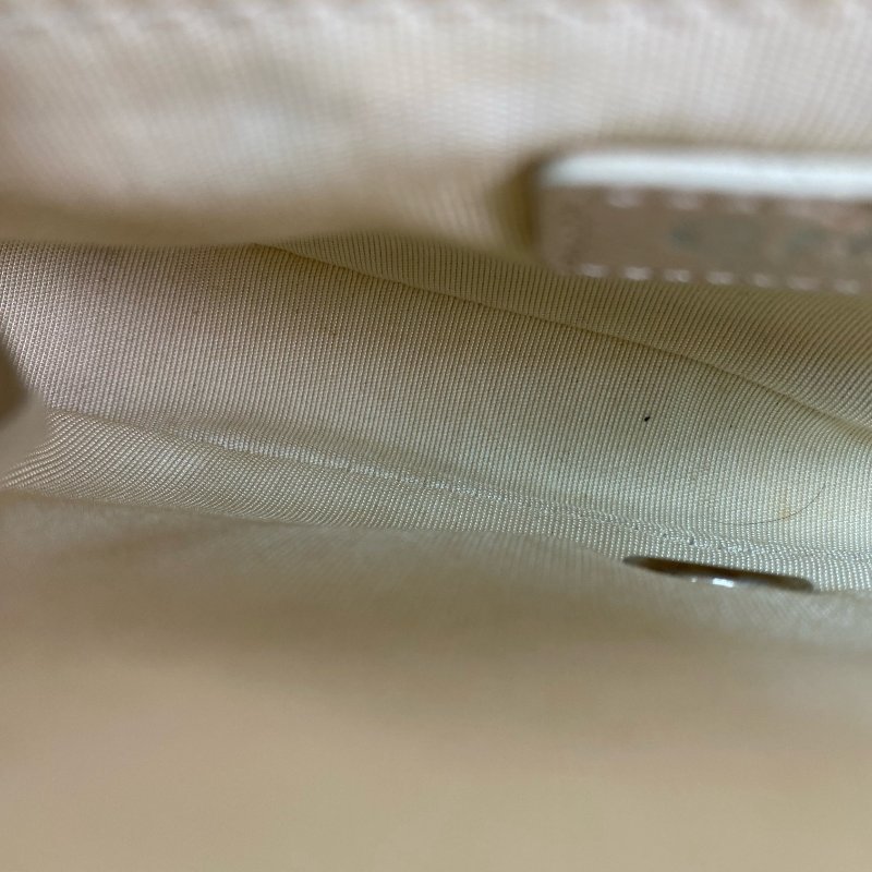 △ Chanel 香奈兒 Beige Calfskin Silver Tone Metal Single Flap Chain Shoulder Bag No.25 米白色小牛皮銀色金屬鎖鏈肩背袋No.25 - 257021309-18