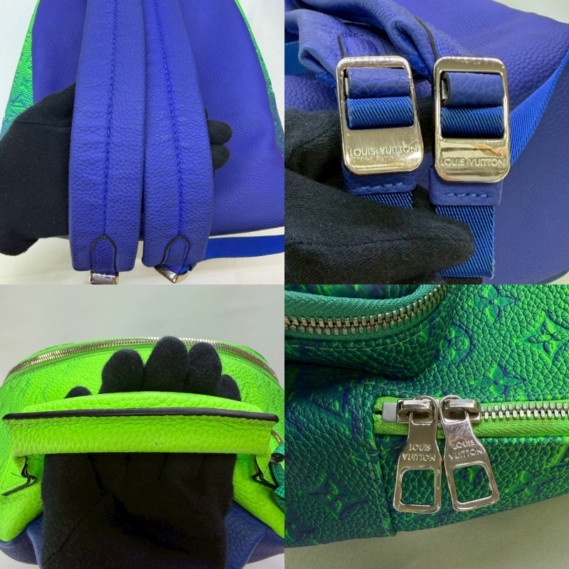 LV x Virgil Abloh漸層幻彩雙肩後背包-5