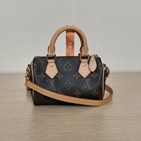LOUIS VUITTON SpNano16可拆卸肩帶老花PVC2022肩背包