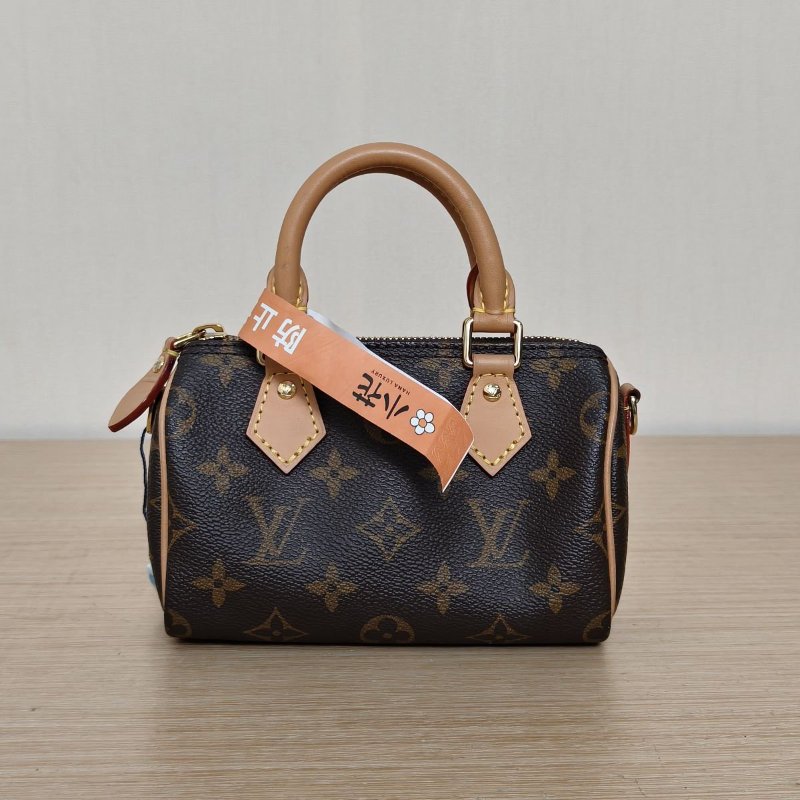 LOUIS VUITTON SpNano16可拆卸肩帶老花PVC2022肩背包-3