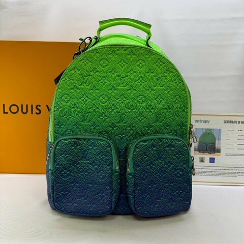 LV x Virgil Abloh漸層幻彩雙肩後背包