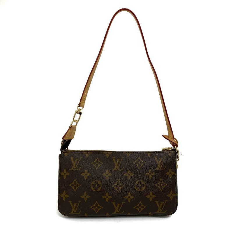 △ Louis Vuitton 路易威登 Brown Coated Canvas Monogram 2Way Bag M82766 啡色塗層帆布經典花紋兩用袋 M82766 -257021494-2