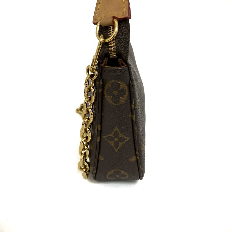 △ Louis Vuitton 路易威登 Brown Coated Canvas Monogram 2Way Bag M82766 啡色塗層帆布經典花紋兩用袋 M82766 -257021494-4