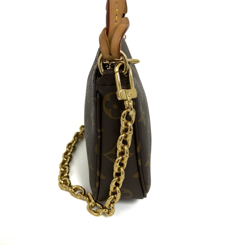 △ Louis Vuitton 路易威登 Brown Coated Canvas Monogram 2Way Bag M82766 啡色塗層帆布經典花紋兩用袋 M82766 -257021494-5