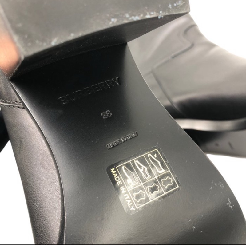 Burberry 黑金長靴 冬天好百搭 38-8