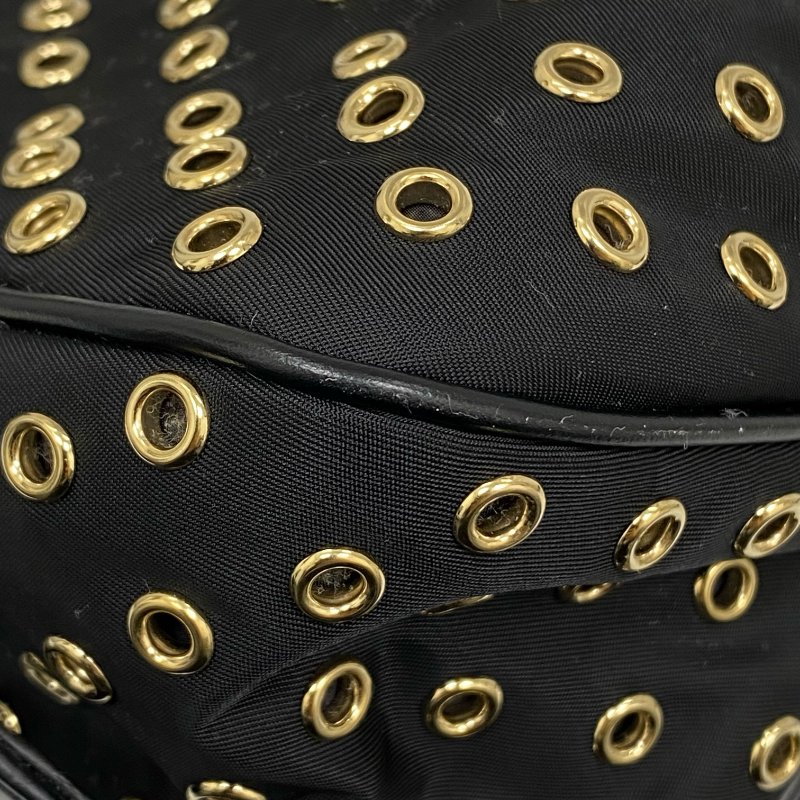 △ Prada 普拉達 Aimee Black Nylon Shoulder Bag 黑色尼龍肩背袋 -257022169-8