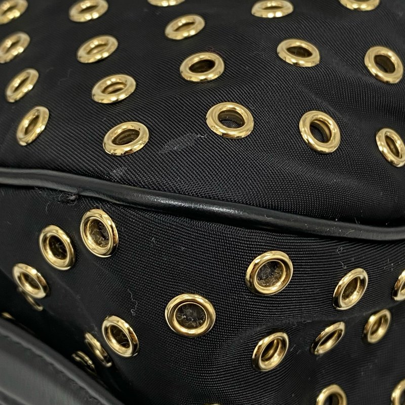 △ Prada 普拉達 Aimee Black Nylon Shoulder Bag 黑色尼龍肩背袋 -257022169-10