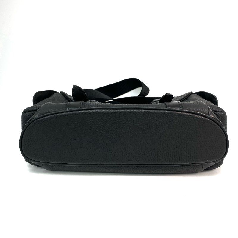 △ Louis Vuitton 路易威登 Black Calfskin Taurillon Christopher Messenger Bag M58476 黑色小牛皮信差包 - 257022062-5