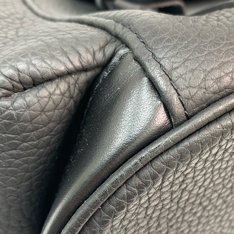 △ Louis Vuitton 路易威登 Black Calfskin Taurillon Christopher Messenger Bag M58476 黑色小牛皮信差包 - 257022062-6