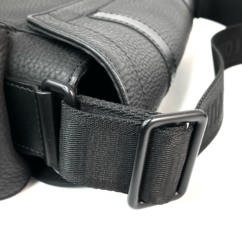 △ Louis Vuitton 路易威登 Black Calfskin Taurillon Christopher Messenger Bag M58476 黑色小牛皮信差包 - 257022062-12