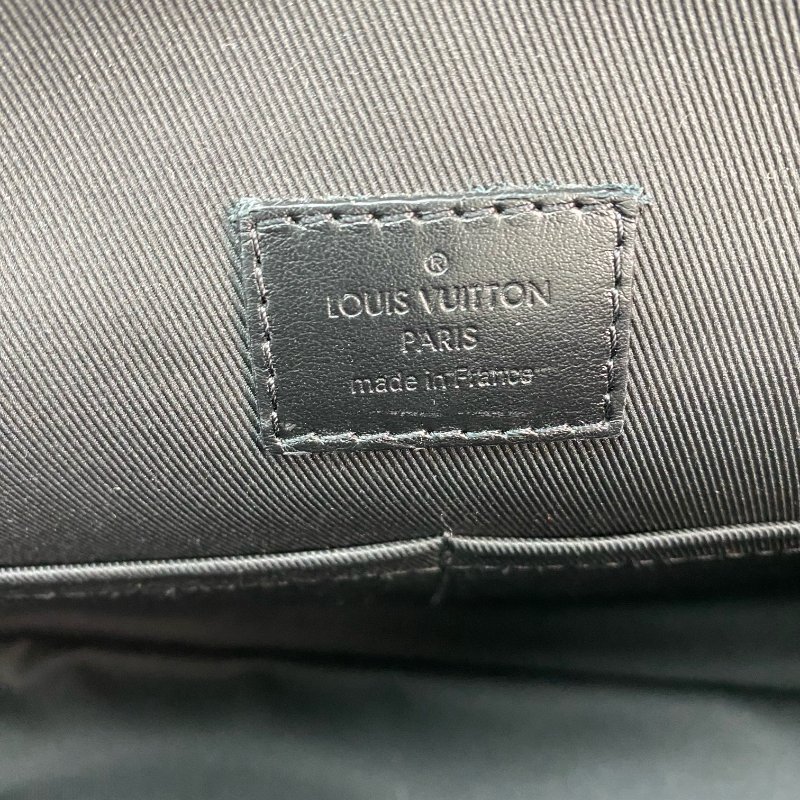 △ Louis Vuitton 路易威登 Black Calfskin Taurillon Christopher Messenger Bag M58476 黑色小牛皮信差包 - 257022062-19
